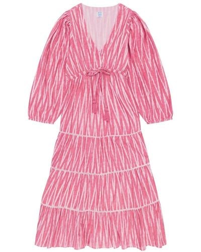 MER ST BARTH Odette Maxi Dress - Pink