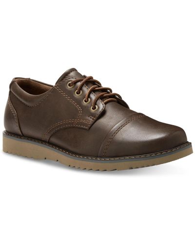 Eastland Ike Cap Toe Oxford Shoes - Brown