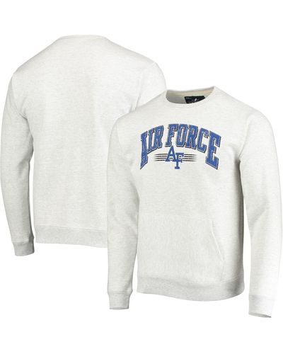 League Collegiate Wear Air Force Falcons Upperclassman Pocket Pullover Sweatshirt - White