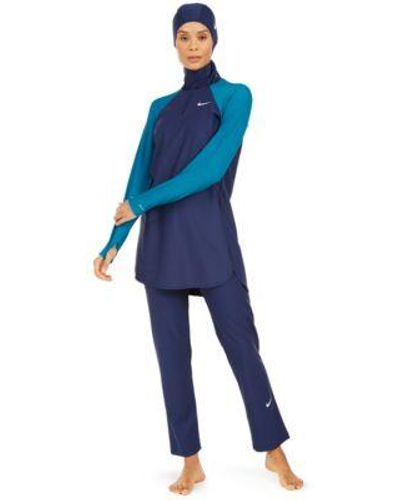 Nike Modest Hijab Swim Tunic leggings - Blue