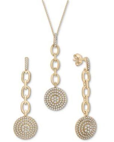 Wrapped in Love Diamond Elongated Circle Jewelry Collection In 14k Gold Created For Macys - Metallic