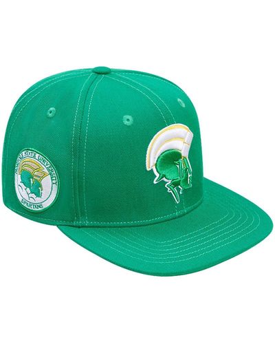 Pro Standard Norfolk State Spartans Ever Mascot Snapback Hat - Green