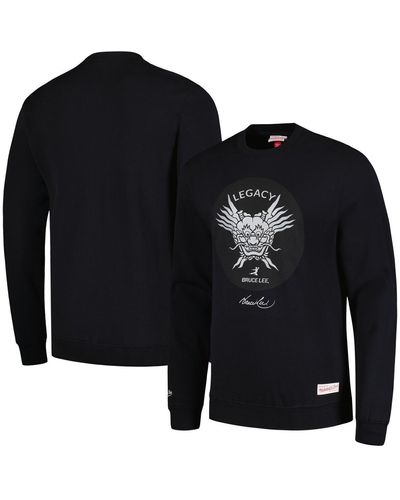 Mitchell & Ness Bruce Lee Legacy Pullover Sweatshirt - Black