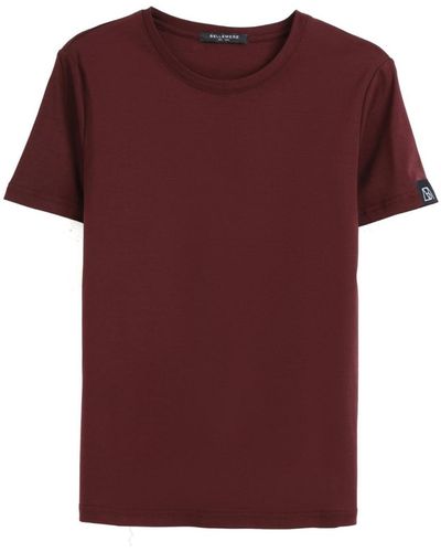 Bellemere New York Bellemere Grand Crew-neck Cotton T-shirt - Red