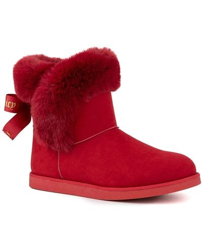 Juicy Couture King Winter Boots - Red
