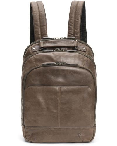 Frye Logan Multi Zip Backpack - Brown