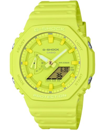 G-Shock Analog Digital Resin Watch - Yellow