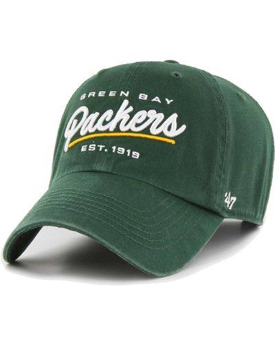 '47 Bay Packers Sidney Clean Up Adjustable Hat - Green