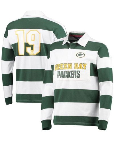 Green Bay Packers Tommy Hilfiger The Varsity Raglan Full-Snap