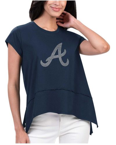 G-III 4Her by Carl Banks Atlanta Braves Cheer Fashion T-shirt - Blue