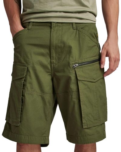 G-Star RAW Relaxed-fit Rovic Zip Shorts - Green