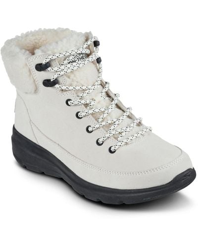 Skechers On The Go Glacial Ultra - Woodlands Winter Boots From Finish Line - White