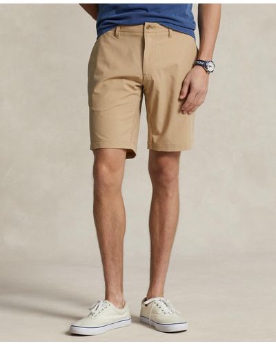 Polo Ralph Lauren 9.5-inch Stretch Dobby Beach Shorts - Natural