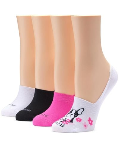 Hue Sneaker Liner Socks - Pink