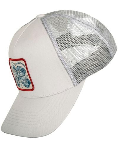 Lucky Brand Clover Patch Trucker Hat - Gray