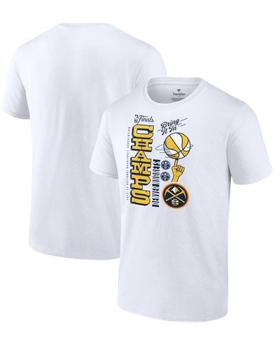 Fanatics Denver nuggets 2023 Nba Finals Champions Hometown Originals Review T-shirt - White