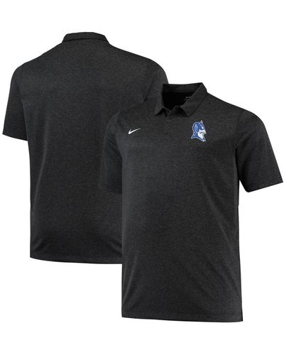 Nike Duke Blue Devils Big And Tall Performance Polo Shirt - Black