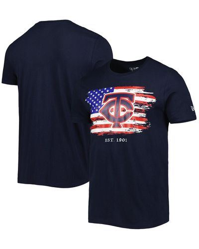 KTZ Minnesota Twins 4th Of July Jersey T-shirt - Blue