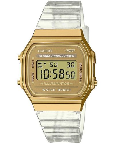 G-Shock Casio Digital Vintage-like Resin Watch - Metallic