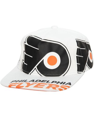 Mitchell & Ness Philadelphia Flyers In Your Face Deadstock Snapback Hat - Black