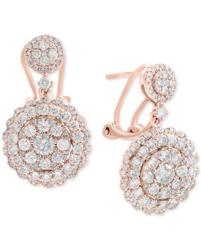 Effy Rock Candy By Effy® Diamond Cluster Drop Earrings (2-1/10 Ct. T.w.) In 14k White, Rose, Or Yellow Gold