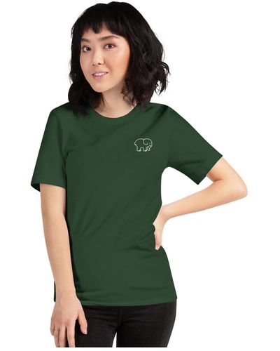 Ivory Ella Elephant Dreams T-shirt - Green