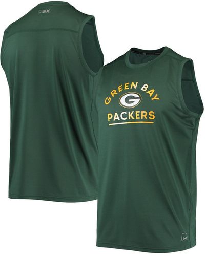 MSX by Michael Strahan Bay Packers Rebound Tank Top - Green