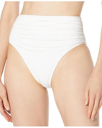 Michael Kors Michael O-ring High-waist Bikini Bottoms - Natural