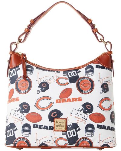 Dooney & Bourke Chicago Bears Game Day Hobo Handbag - White