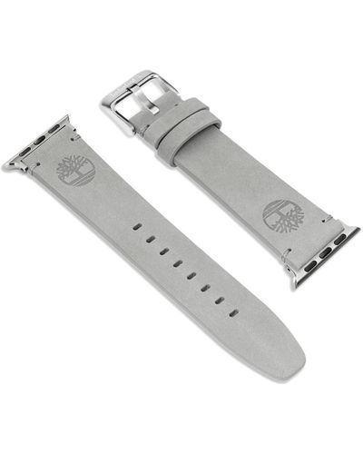 Timberland Ashby Genuine Leather Universal Smart Watch Strap 20mm - Metallic