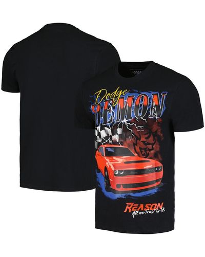 Reason And Dodge Demon Racing T-shirt - Black