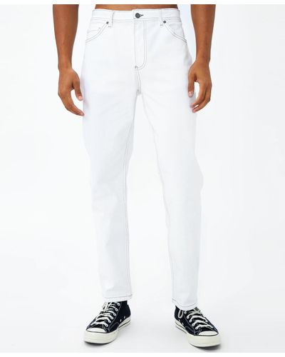 Cotton On Slim Straight Jeans - White