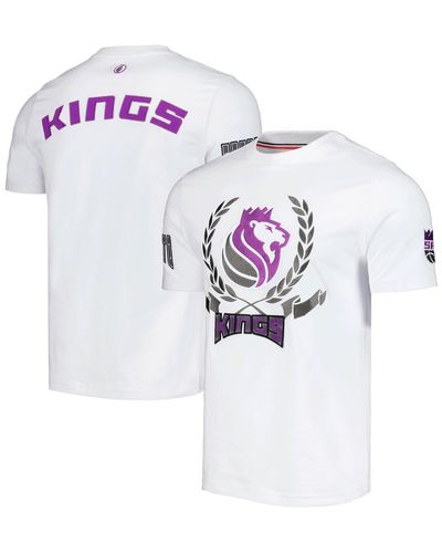 FISLL And Sacramento Kings Heritage Crest T-shirt - White