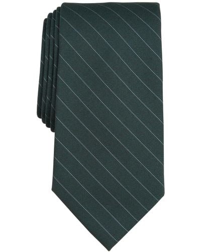 Michael Kors Horn Stripe Tie - Green