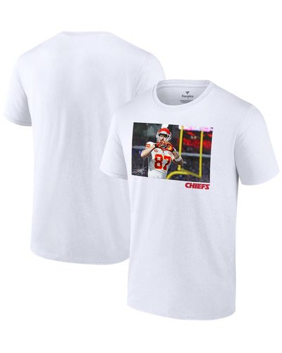 Fanatics And Travis Kelce Kansas City Chiefs Player Graphic T-shirt - White