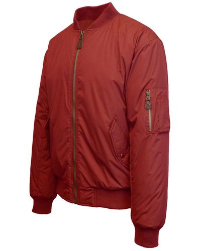 Galaxy By Harvic Spire By Galaxy Flight Jacket - Red