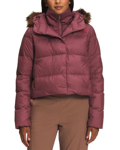 The North Face New Dealio Short Down Jacket - Red
