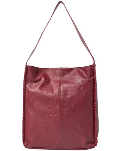 Urban Originals Knowing Faux Leather Hobo Bag - Red