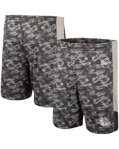 Colosseum Athletics Gonzaga Bulldogs Oht Military-inspired Appreciation Terminal Shorts - Gray