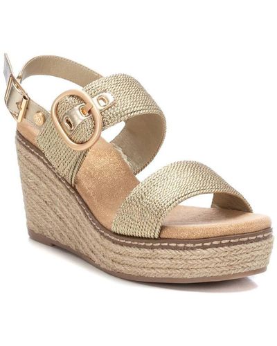Xti Jute Wedge Sandals By - White