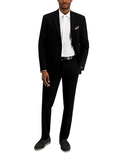 Ben Sherman Slim-fit Solid Suit - Black