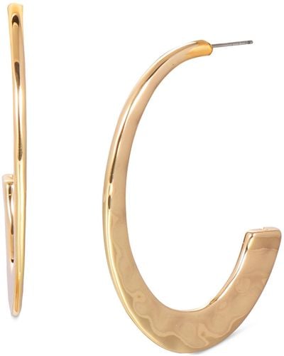 Style & Co. Tone Oval Open Hoop Earrings - Metallic