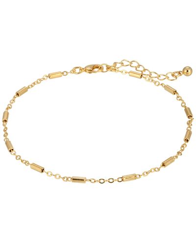 2028 Gold-tone Chain Anklet - Yellow