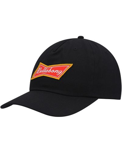 Billabong X Budweiser Bow Snapback Hat - Black