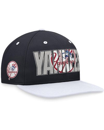 Nike New York Yankees Cooperstown Collection Pro Snapback Hat - Blue