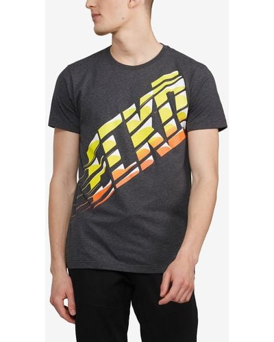 Ecko' Unltd Swooshe Me Up Graphic T-shirt - Gray