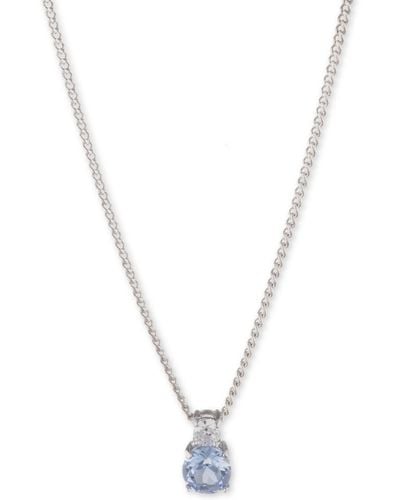 Givenchy Crystal Pendant Necklace - Metallic
