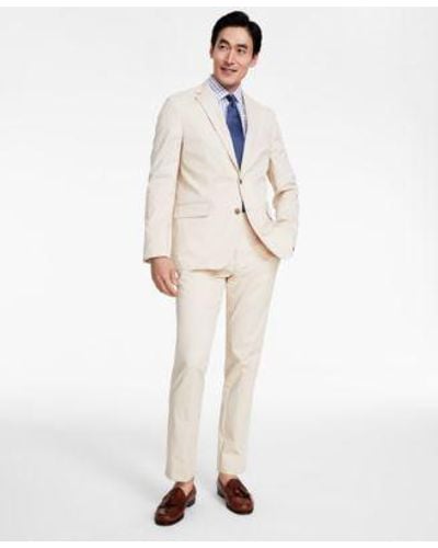 Brooks Brothers B By Classic Fit Stretch Solid Suit Separates - White