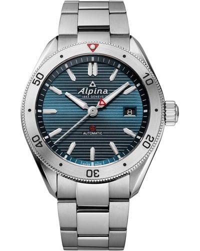 Alpina Swiss Automatic Alpiner Stainless Steel Bracelet Watch 40mm - Gray