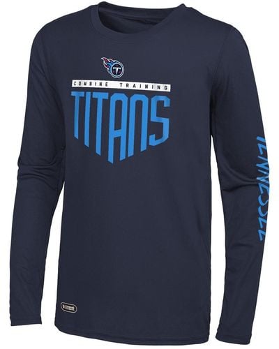 Outerstuff Tennessee Titans Impact Long Sleeve T-shirt - Blue